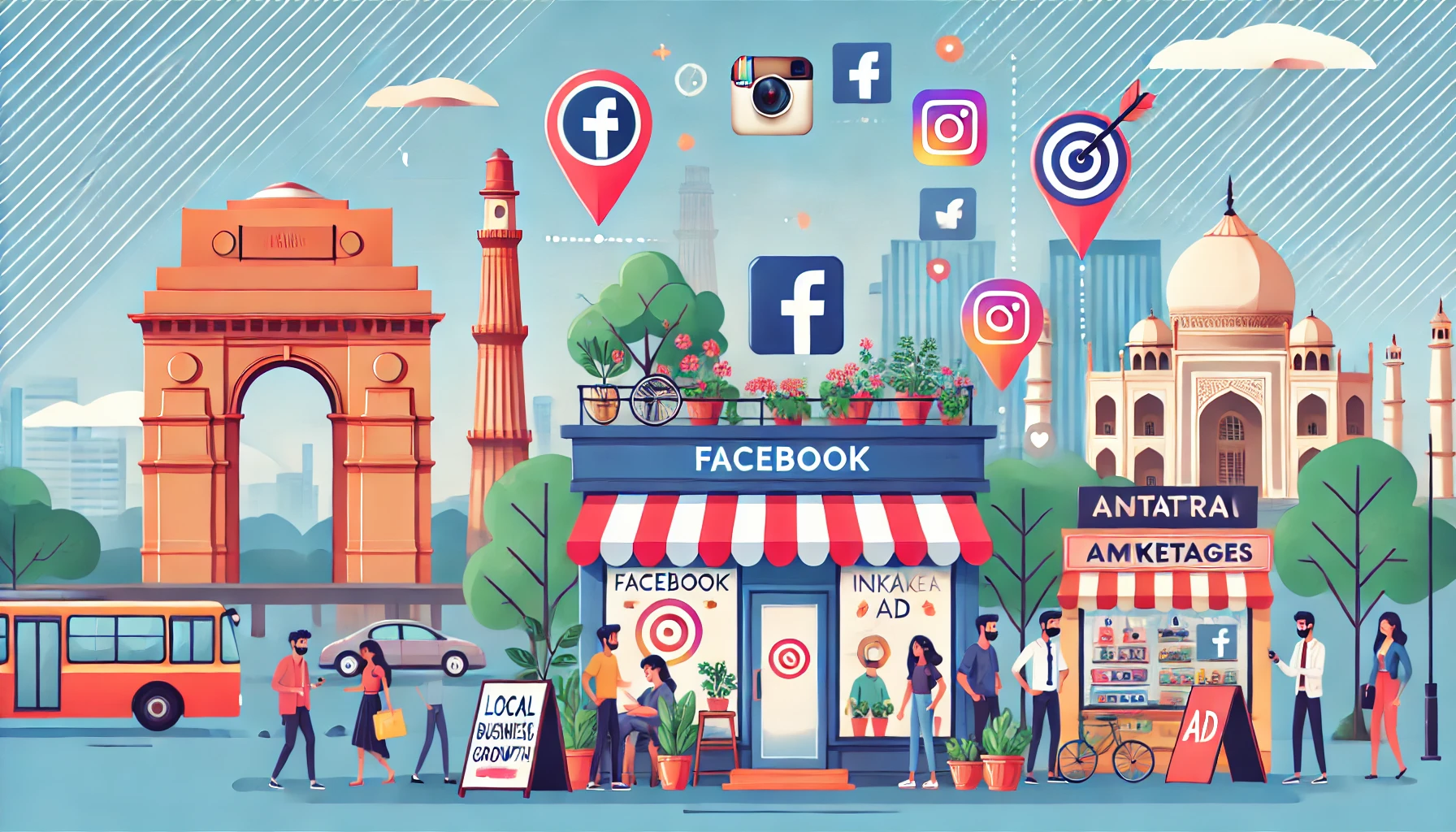 How Facebook & Instagram Ads Help Local Businesses Growth in Delhi